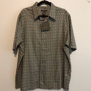 Claiborne XL Light cotton button up  short sleeve